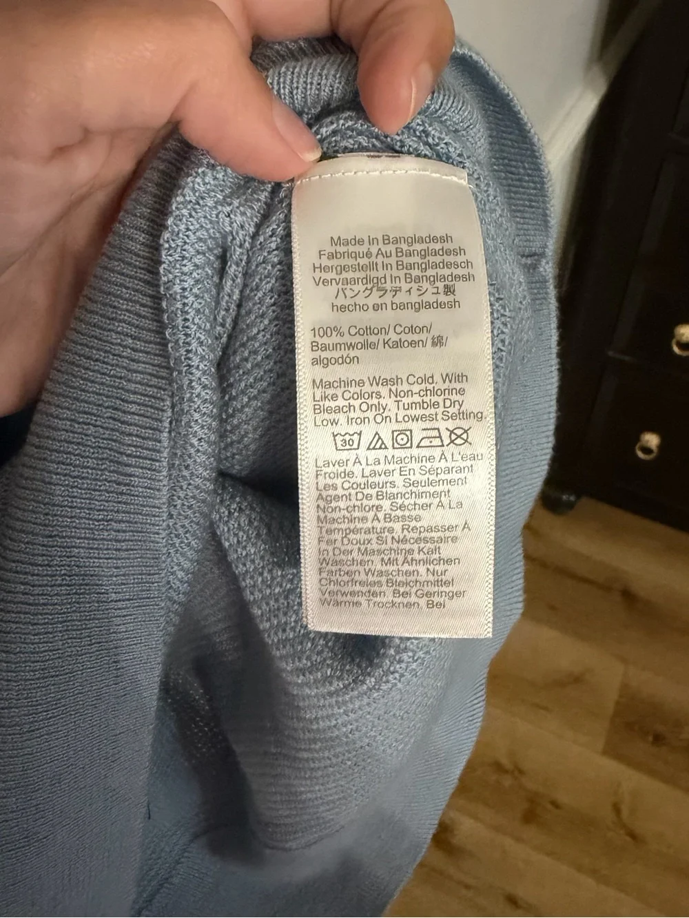 J. Crew Men’s Blue Long Sleeve 100% Cotton Knit Crewneck Sweater Sz XL NWT